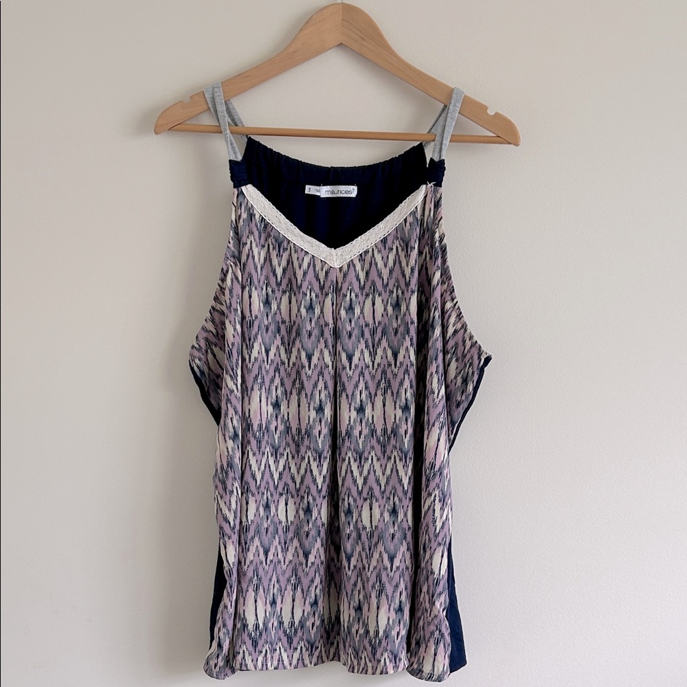 Maurices Pattern Tank 3X